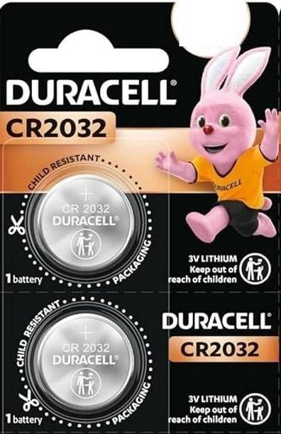 DURACELL CR2032 Lithium Button Cell 3 Volt for Key Fob...