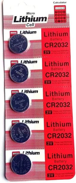 Micro Lithium cell CR2032 Coin 3v cell Battery(Pack of 5 ) Game Battery