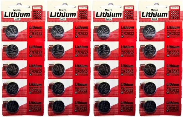 RRCART Micro Lithium Cell CR2032 Coin Type 3V Computer Motherboard CMOS  Battery