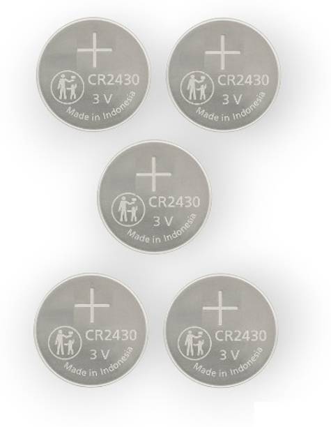 PREMBROTHERS CR2430 3V Coin Cell Used for Calculators, Digital watches,Car key,  Battery