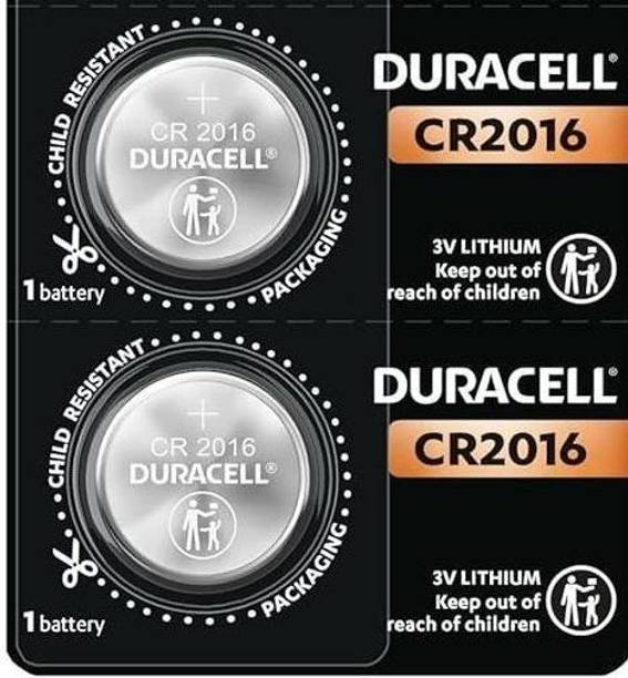 DURACELL CR2016 Lithium Coin cell for Car remote,Medica...