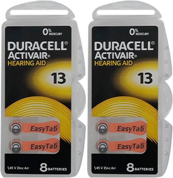 DURACELL Size 13 Hearing Aid Battery (Pack of 16)