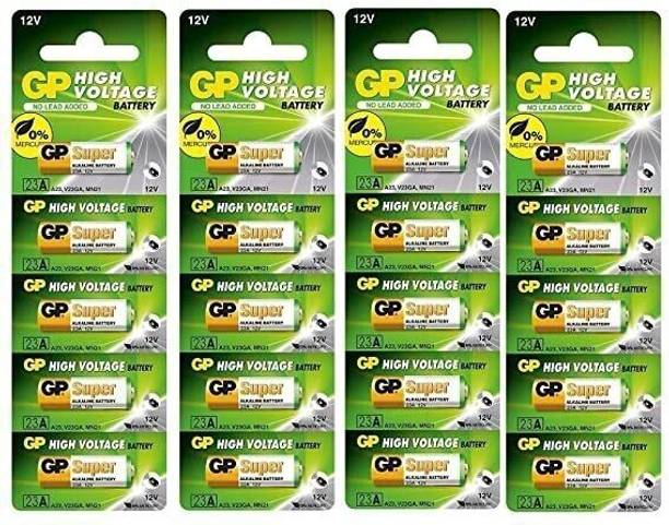 Flysmart 23A Pack of 20 Pieces 12V Alkaline  Voltage Cell Car Remote   Battery