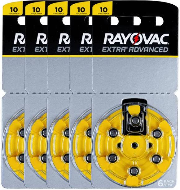 Rayovac Size 10 Hearing Aid  (6 Batteries)  Battery