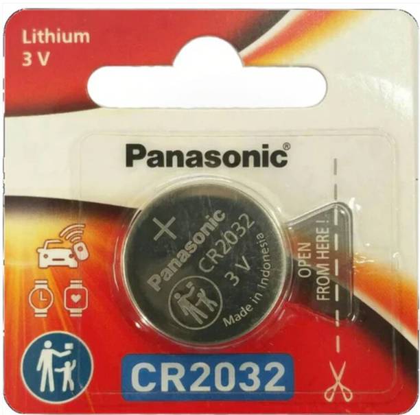 Panasonic ⚡ CR-2032 Lithium Coin  3V High Power Leak-Proof, Long-Lasting Energy  Battery