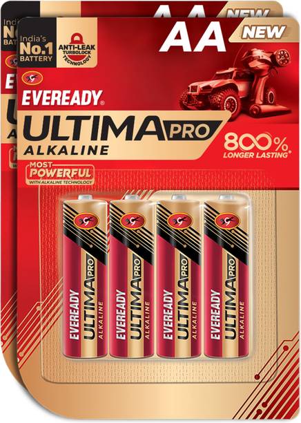 EVEREADY Ultima Pro Alkaline, 800% Longer Lasting  Battery