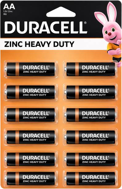 DURACELL Heavy Duty AA 1.5V Zinc Batteries for TV Remot...