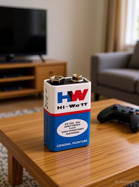 geeta enterprises (Pack of 10) 9 VOLTS HW BATTERY, HI-WATT 100% 9V Long Life Battery