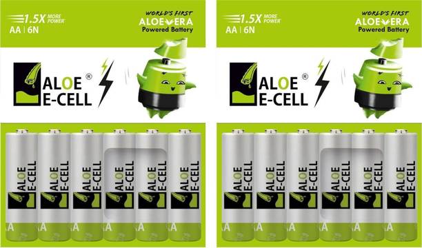 Aloe Ecell AA 1.5V  1.5X Power | Long Life | India  Battery
