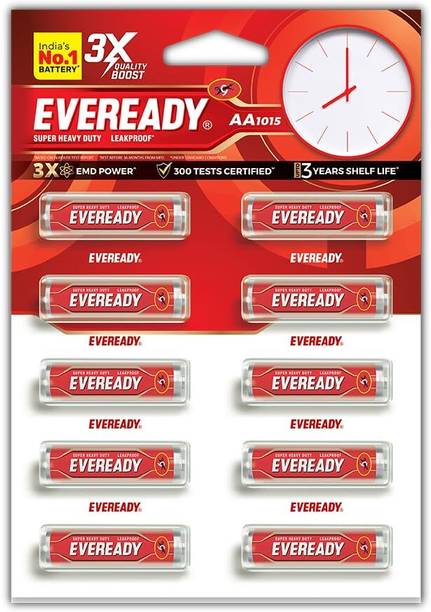 EVEREADY Carbon Zinc AA | 1.5 Volt | Highly Durable & Leak Proof  Battery