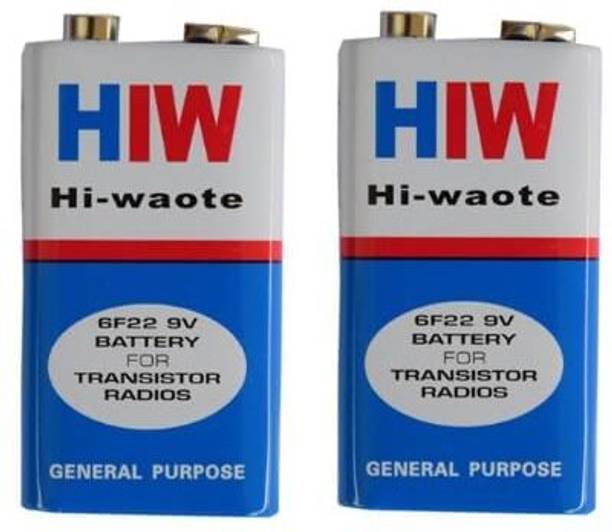 smarto HIW HI-WAOTE High Power 6722 9V  for Transistor Radios General Purpose  Battery
