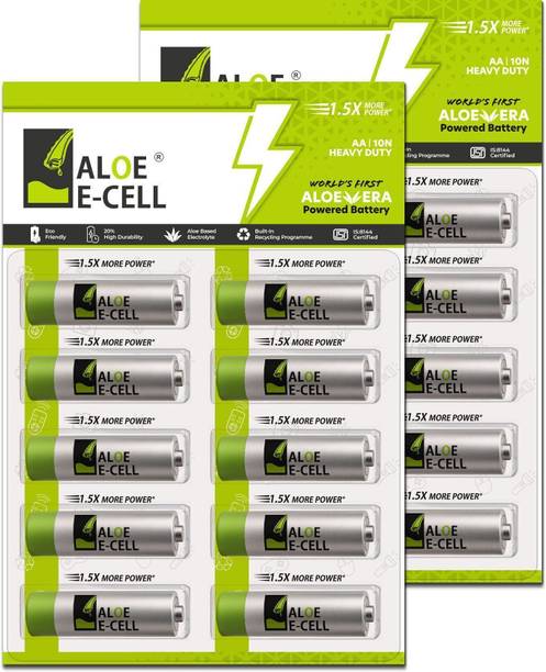 Aloe Ecell AA 1.5V  1.5X Power | Leak-Proof | India  Battery