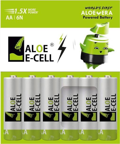 Aloe Ecell AA 1.5V  1.5X Power | Eco-Friendly | India  Battery