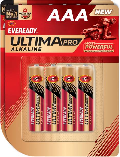 EVEREADY Ultima Pro Alkaline, 800% Longer Lasting  Battery