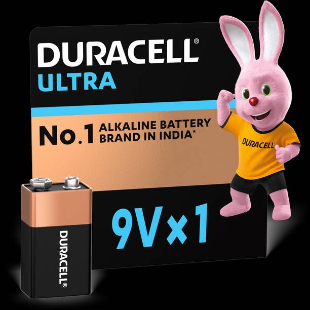 DURACELL Ultra 9V, High-Drain Devices, Smoke Alarm, Radio, Smoke Detector  Battery