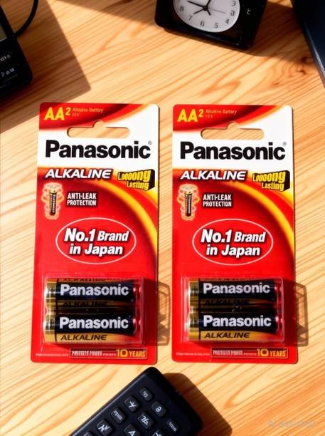 Panasonic ALKALINE AA 1.5V(LR6TDG/2B) PACK OF 4  Battery