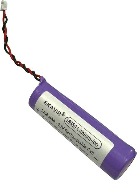 Ekavir 3.7V Lithium Rechargeable Batteries, 2200mAh High Capacity, Fast Charging  Battery