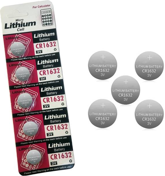 ANY KART CR1632 3V Lithium Coin  for Selfie Stick Remote (Pack of 5)  Battery