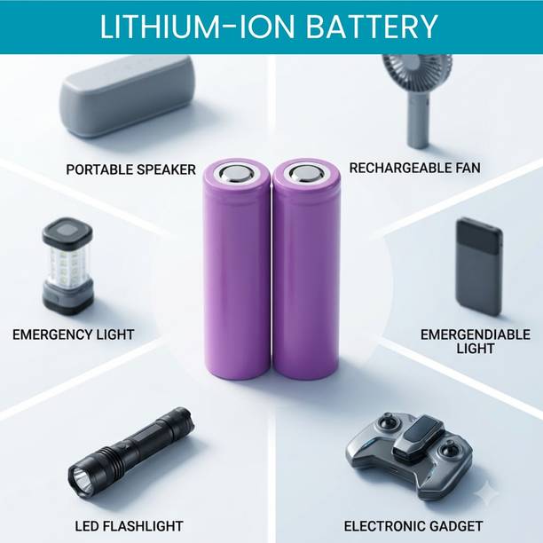 GUGGU High-Performance Rechargeable 1800mAh Lithium  Pack of 2 DB280  Battery