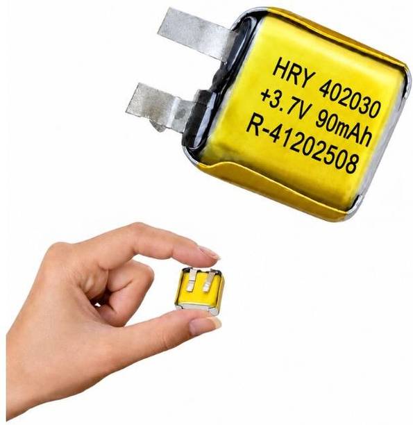 I-Birds Enterprises high Quality 90mAh Lipo  3.7V Rechargeable  for earphone, buds etc  Battery