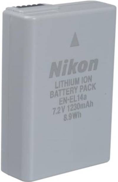 NIKON EN-EL14a  – Long-Lasting 7.4V 1230mAh Li-ion Power for DSLR Cameras  Battery