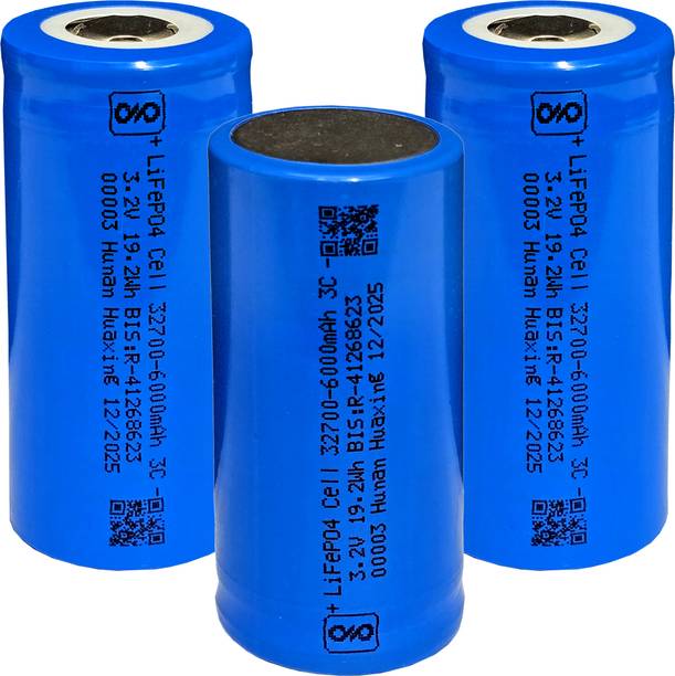 Digital Craft 3PC 32700 LiFePO4  3.2V 6000mAh A Grade Cell for DIY Solar Pack  Battery