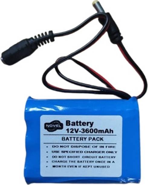 NOVEL 12V 3600mAh BMS BATTERY PACK  Battery