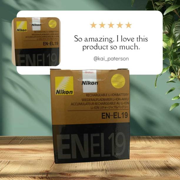 NIKON EN-EL-19 Rechargeable Li-ion Camera   Battery