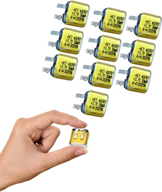 आई-बर्ड्स एंटरप्राइज़ेज Mini 3.7V high quality 30 mAh Rechargeable Lipo Battery for earphone, buds etc. बैटरी