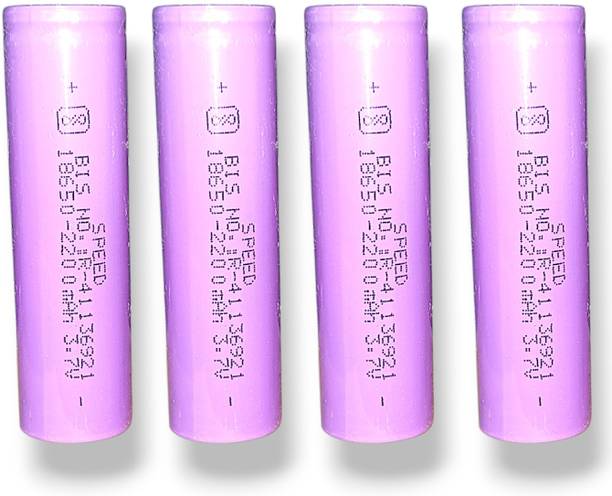 AVISRI (PACK 4)PCS 3.7V, 2200mAh Li-ion 18650 Rechargeable   Battery