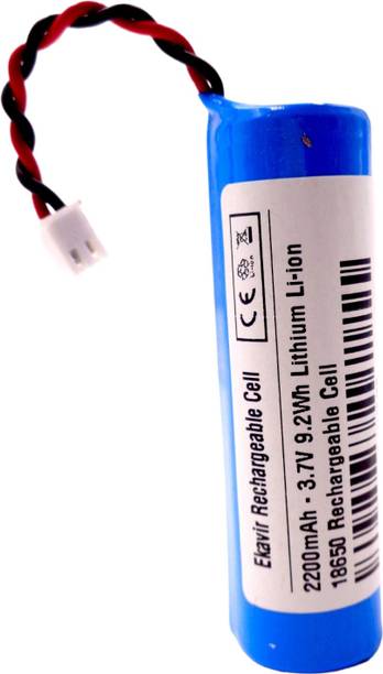 Ekavir 2200mAh ICR 18650 Lithium Ion Rechargeable   Battery