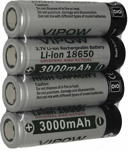 MICROUSB VIPOW 18650 3000mAh 3.7V Rechargeable   Battery