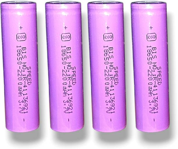 AVISRI (PACK of 4)PCS 3.7V, 2200mAh Li-ion 18650 Rechargeable   Battery