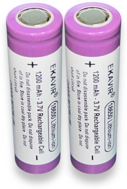 Ekavir Lithium  18650, 1200mAh 3.7V use for Trimmer, Toys, Electric vehicle  Battery