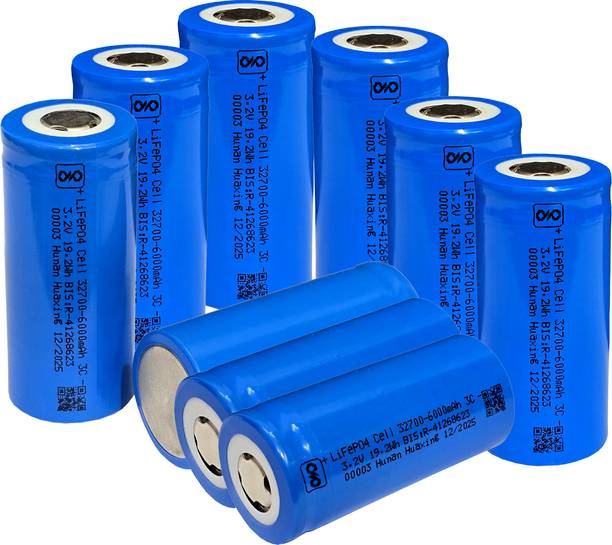 Digital Craft 9PC 32700 LiFePO4 3.2V 6000mAh BIS Approved  for Solar Storage  Battery