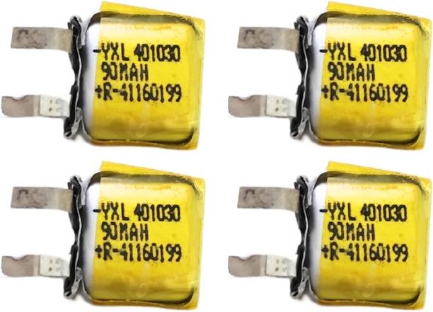 आई-बर्ड्स एंटरप्राइज़ेज Mini 3.7V high quality 90 mAh Rechargeable Lipo Battery for earphone, buds etc. बैटरी