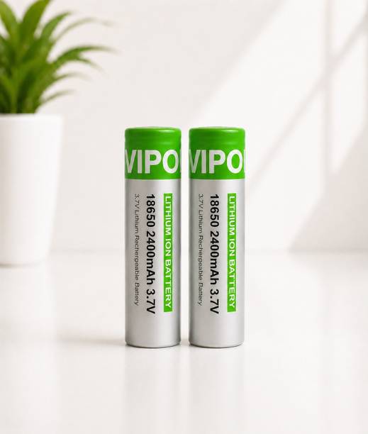 ABE 18650 Rechargeable Lithium-Ion  2400mAh 3.7V (Pack of 2)  Battery