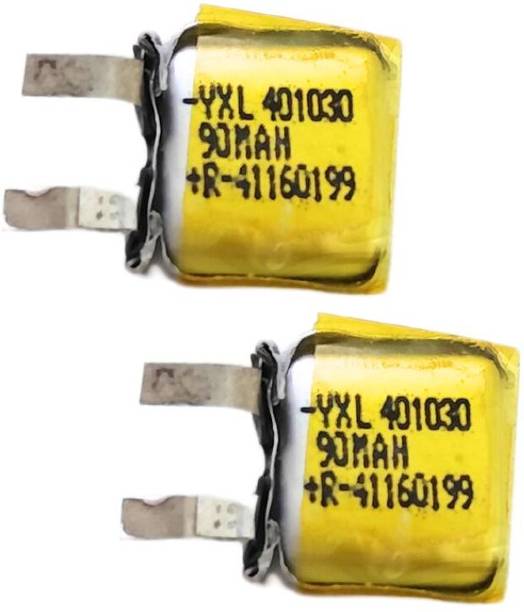 I-Birds Enterprises Mini 3.7V high quality 90 mAh Rechargeable Lipo for earphone, buds etc Battery