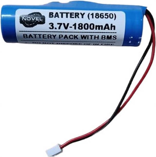 NOVEL 3.7V 1800mAh 18650 BATTERY WITH BMS CIRCUIT PROTENSION  Battery