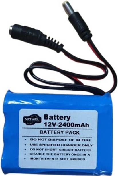 NOVEL 12V 2400mAh BMS BATTERY PACK  Battery
