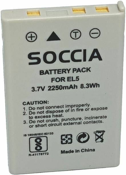 SOCCIA EL5 Lithium-ion Rechargeable Camera   Battery