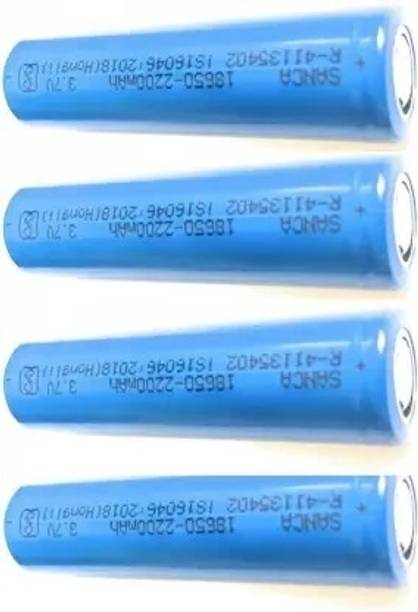 BSVR 4 Rechargeable Lithium-Ion 18650 Cell Emergency Light Torch PowerBank  Battery