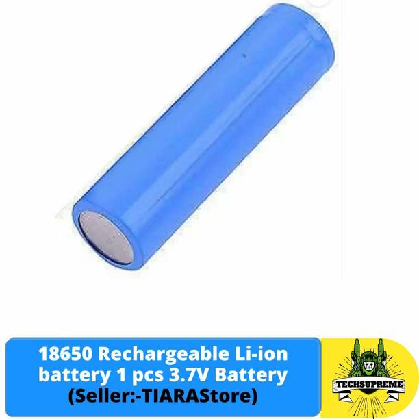 TechSupreme 18650 Rechargeable Li-ion battery 1 pcs 3.7V  Battery