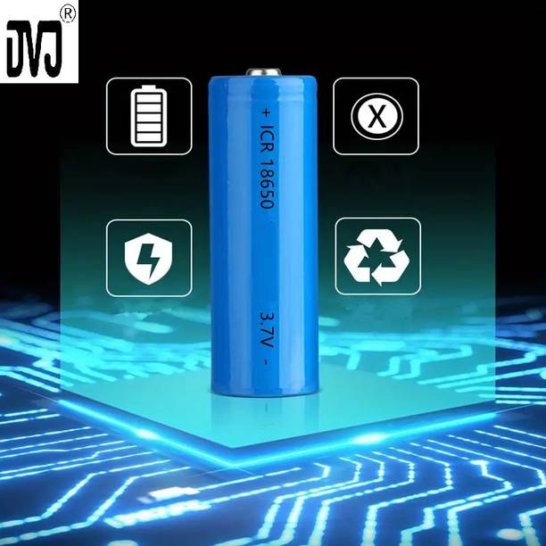 DVJ QUALITY CHECKED LITHIUM-ION 18650 RECHARGEABLE CELL 3.7V FOR DIY PROJECT  Battery