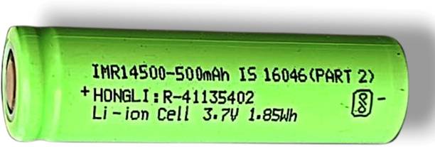 AVISRI 1 pcs 3.7V 500mAh Li-ion 14500 Rechargeable   Battery