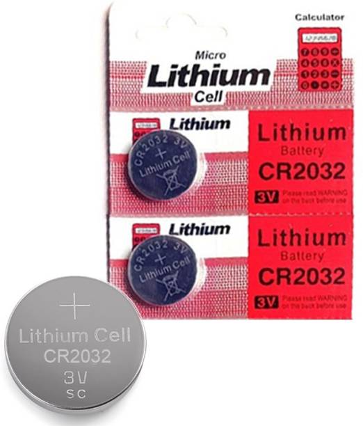 QWEEZER  Pack of 2 CR2032 3V Lithium Coin  cell  Battery