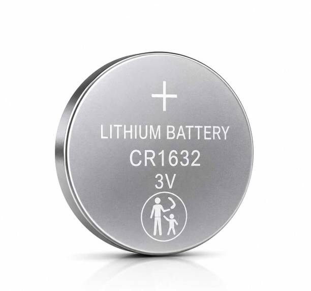 Wanzhow CR1632 3V Lithium Coin Cell  Pack of 5 for Calculator, Car Key Remote  Battery
