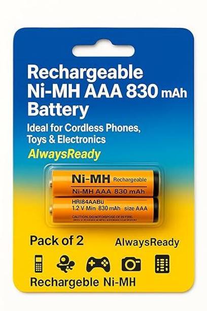 OSELTECH NI-MH AAA 830 mAh 1.2v Rechargable for panasonic Battery
