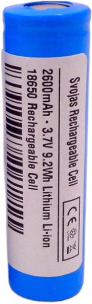 Svojas 18650 Lithium Ion Batteries 2600mah 3.7V - Rechargeable Cylindrical   Battery