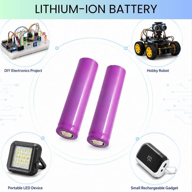 SACRO High-Performance Rechargeable 1800mAh Lithium  Pack of 2 HZ71  Battery